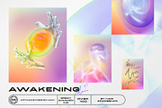 AWAKENING 3D Objects & Poster, a Wallpaper Graphic by nadispasibenko (Thumbnail 1 of 16)