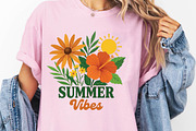 Summer Vibes Png, Floral Summer, a Work Illustration by DreamPrint404 (Thumbnail 5 of 6)