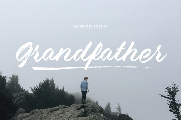 Grandfather - Brush Script preview 7
