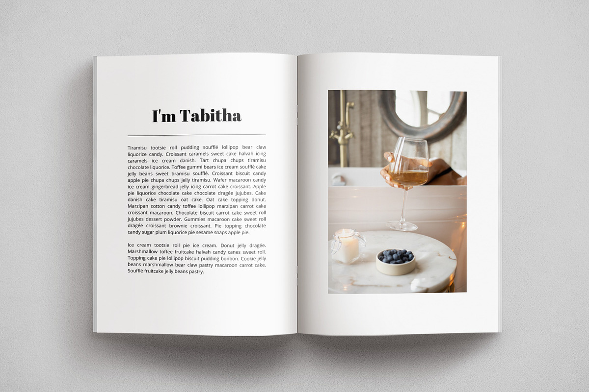 Orianna CANVA Media Kit, a Magazine Template by Gillian Sarah (Photo 7 of 10)