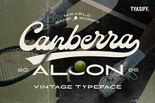 Canberra Alcon Vintage Font Duo