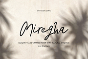 Miregha Signature, a Handwritten Font by Eltypesstudio (Thumbnail 1 of 10)