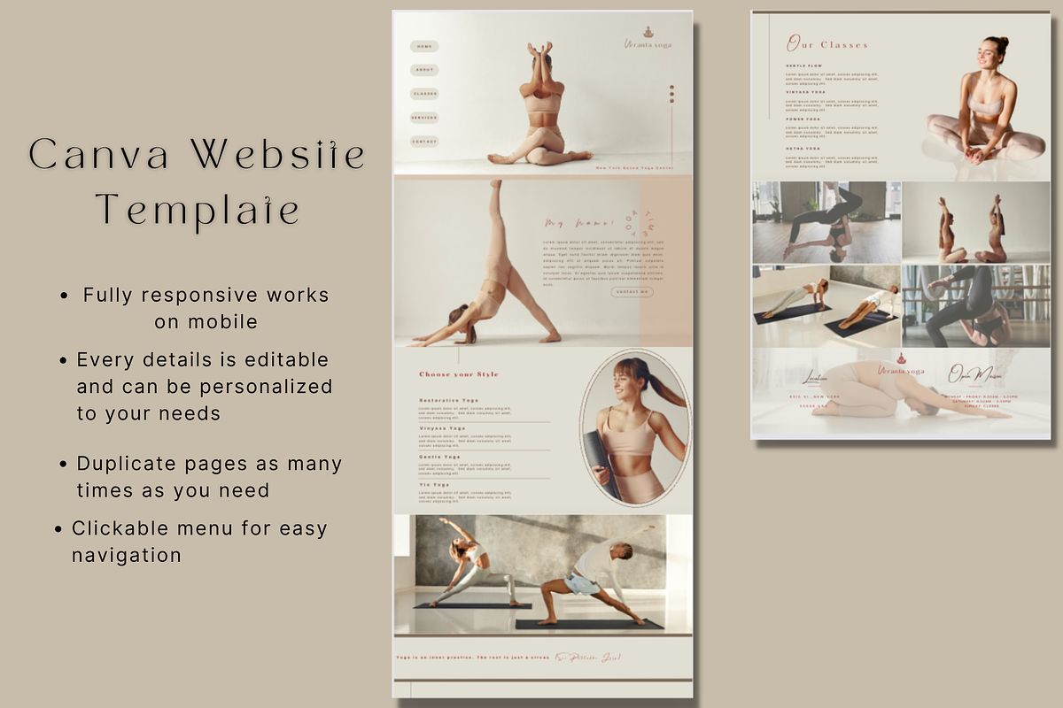 Yoga Website Template, a Websites & App Template by Prodesign (Photo 5 of 5)