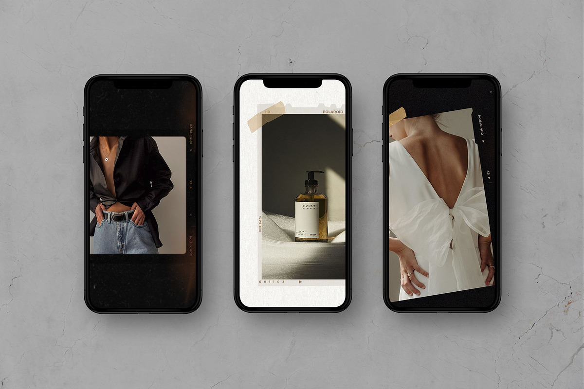 CANVA & PS / 120 Film Frames, a Social Media Template by Simple có (Photo 9 of 17)