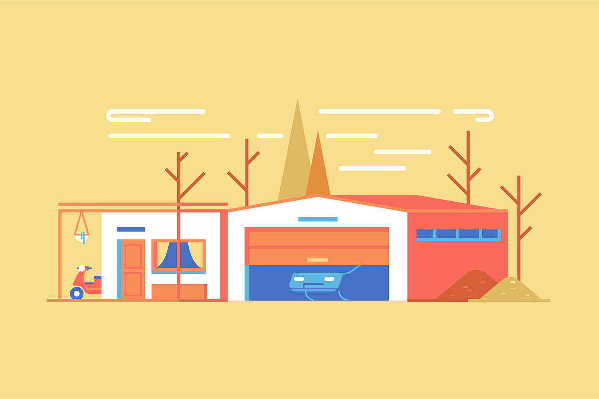 House Illustration Pack, a Graphic by Wilsonkjc (Photo 5 of 5)