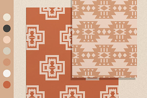 30 Navajo Minimal Vector Patterns