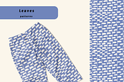 Stripes Leaves, a Pattern Graphic by AnnaEshka (Thumbnail 1 of 2)