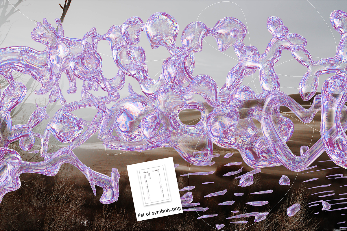 Chrome + Transparent Glass SVG Fonts, a Font by Kasia Sokolovska (Photo 3 of 9)