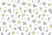 Pattern of crowns diamonds, a Pattern Graphic by Fay_Francevna (Thumbnail 2 of 2)