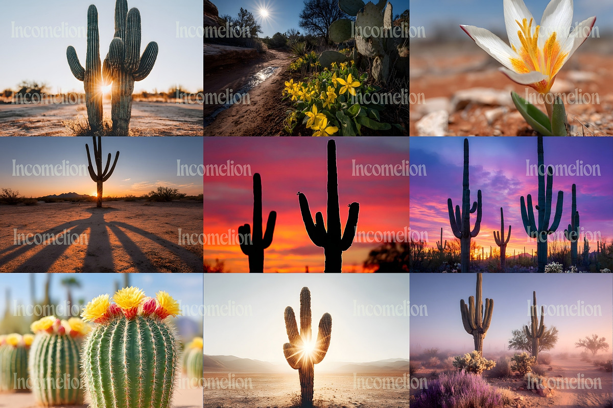 105 Desert Cactus Stock Photos, a Nature Photo by Incomelion (Photo 7 of 16)