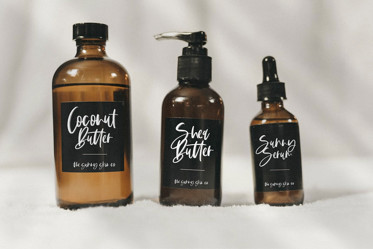 The Sunlight | SVG Script Font preview 3