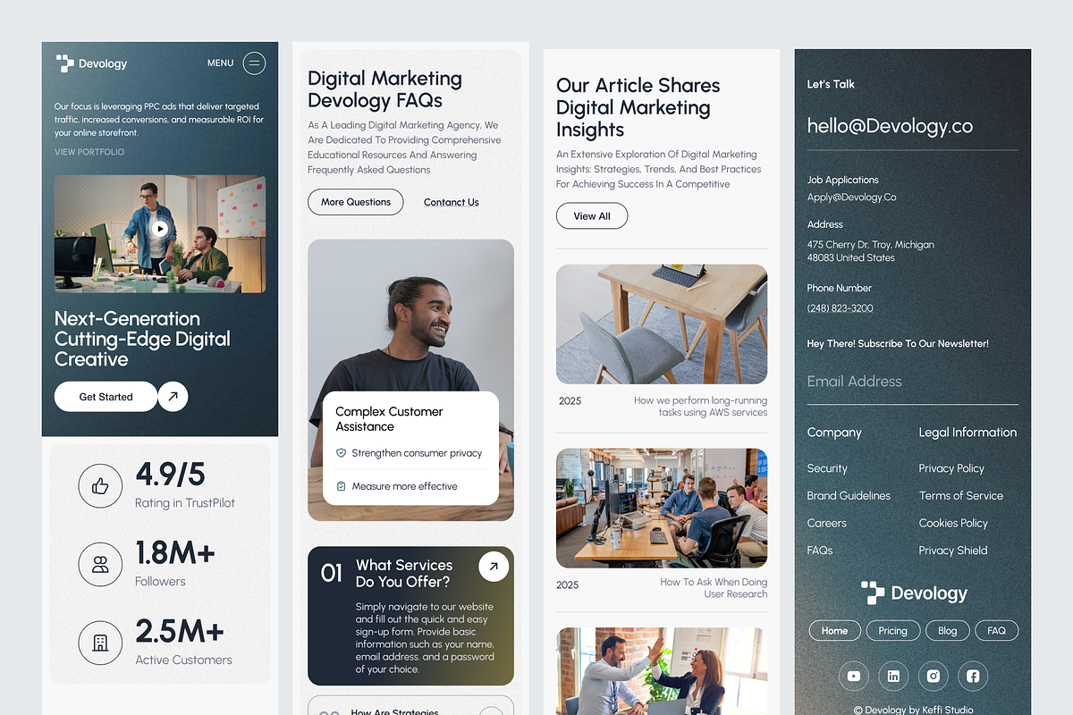 Devology - Digital marketing agency, a Templates & Theme by keffidesign (Photo 4 of 4)