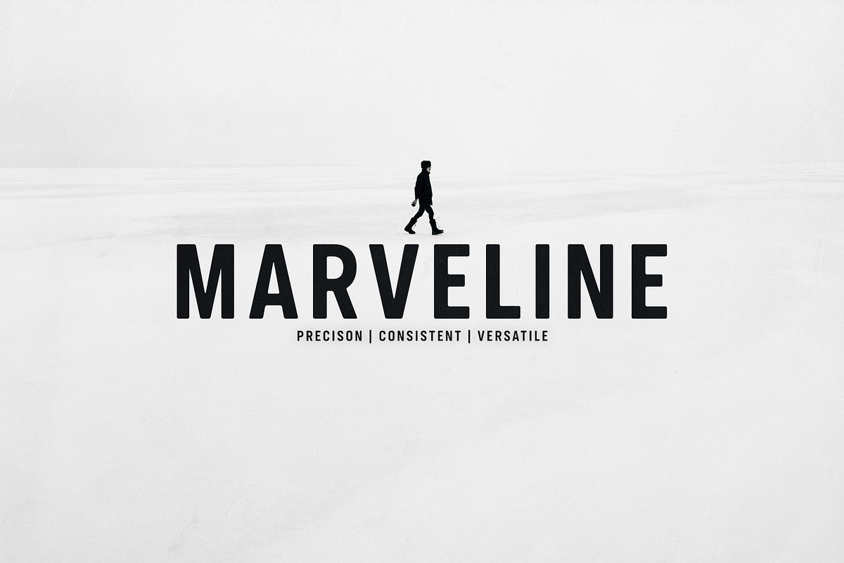 Marveline | Versatile Sans Serif, a Sans Serif Font by Ariya Works (Photo 2 of 9)