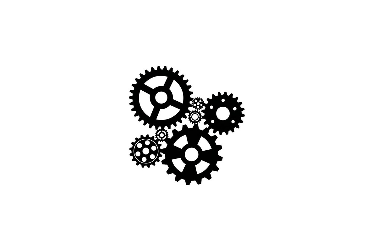 Gear & Cogwheel Silhouette Vector Bu, an Illustration by jahid234 (Photo 26 of 51)
