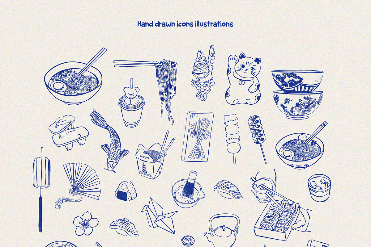 Asian Aesthetic Icons, an Object Graphic by lokko studio (Photo 3 of 9)