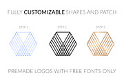 Minimal Geometric Logo Bundle v1, a Branding & Logo Template by buttonpl (Thumbnail 5 of 13)