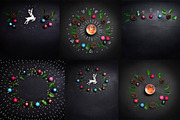 Merry Christmas  set., a Decorative Illustration by mikka_kika (Thumbnail 4 of 6)