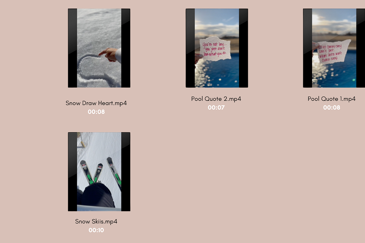 Winter Outdoor: 10 Aesthetic Videos, a Social Media Template by sociallyswanky (Photo 5 of 5)