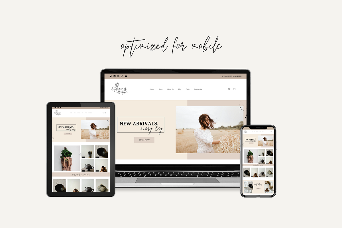 Shopify Template | Daydreamer Co, a Templates & Theme by Easy Website Themes (Photo 6 of 9)