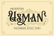 Usman Font, a Serif Font by Haws.std (Thumbnail 1 of 5)