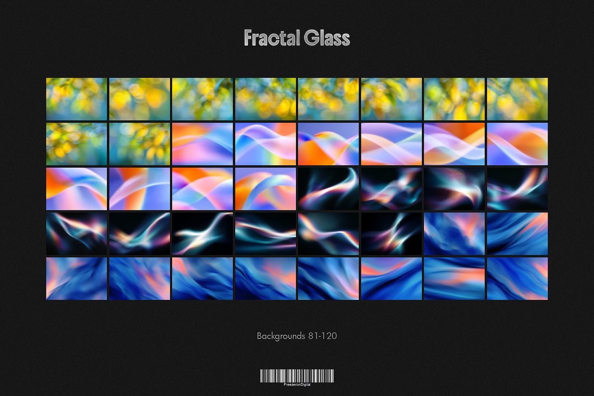 Vertical Fractal Glass Backgrounds, a Background Graphic by Freezerondigital (Photo 9 of 17)