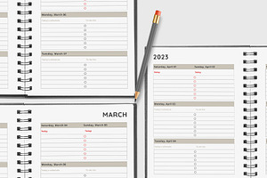 Editable Weekly Planner Bundle Pack