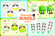 Procreate Bundle Brushes Panda, a Brush Add-On by InkPrintsTattoo (Thumbnail 3 of 12)