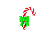 Candy Cane with Green Bow, a Food & Drink 3D Model by Artem Varnitsin (Thumbnail 11 of 12)
