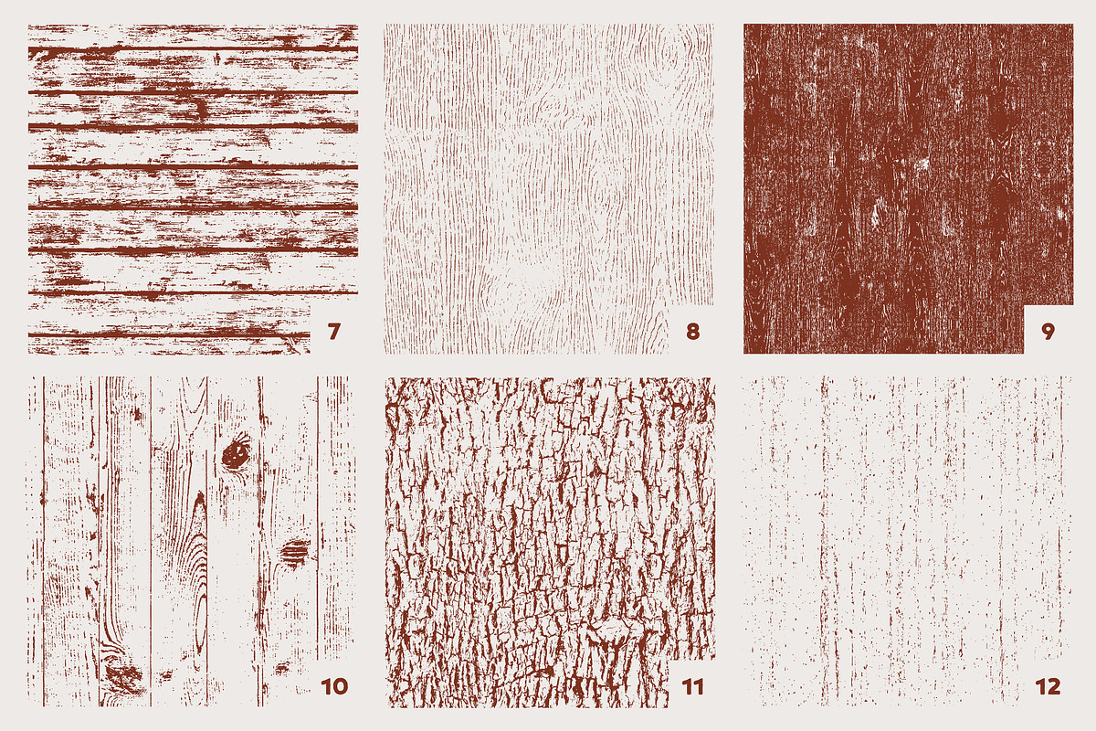 24 Seamless Wood Textures preview 4
