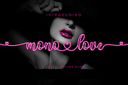 Monolove | Lovely Calligraphy, a Script Font by Almeera Std (Thumbnail 1 of 8)