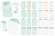 Mint Jar Vectors & Clipart, an Illustration by Amanda Ilkov (Thumbnail 2 of 4)