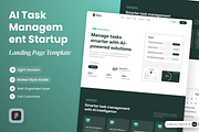 Task.Io - AI Task Manage Startup, a Websites & App Template by SLAB! Design (Thumbnail 1 of 4)