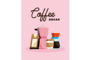 Banner Of Coffee Break