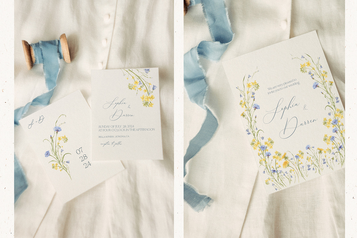 WILDFLOWERS - watercolor collection, an Illustration by Nastya.Chay (Photo 5 of 12)