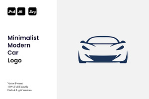 Minimalist Modern Car Logo, a Branding & Logo Template by Luxury Logos