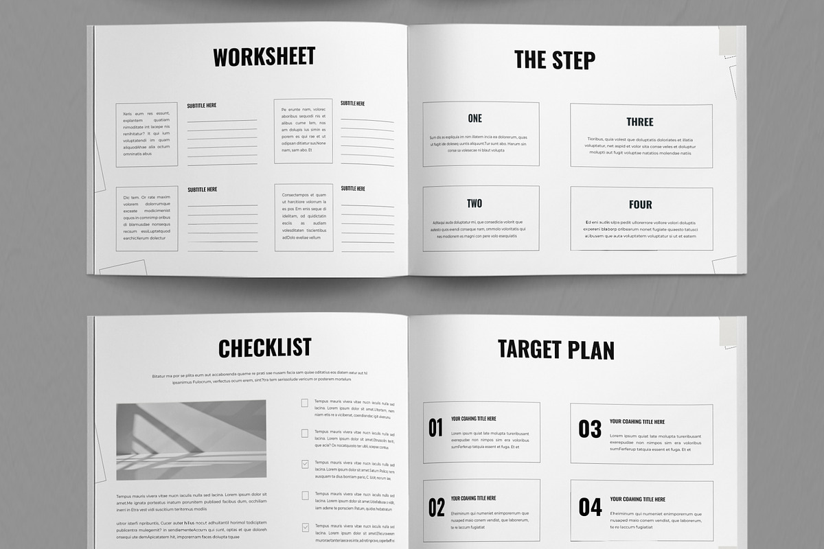 Course Workbook Template Landscape, a Stationery Template by ContestDesign (Photo 4 of 5)
