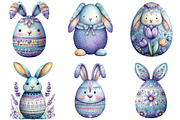 Floral Easter Egg With Bunny Ears, an Illustration by DreamArtGraphic (Thumbnail 4 of 5)