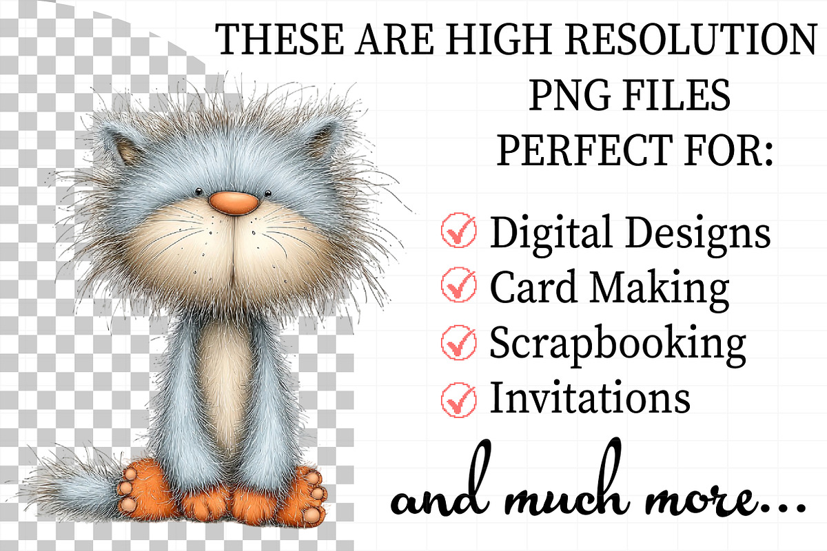 Whimsical Christmas Cat Clipart, an Illustration by Daily.Designs (Photo 2 of 5)