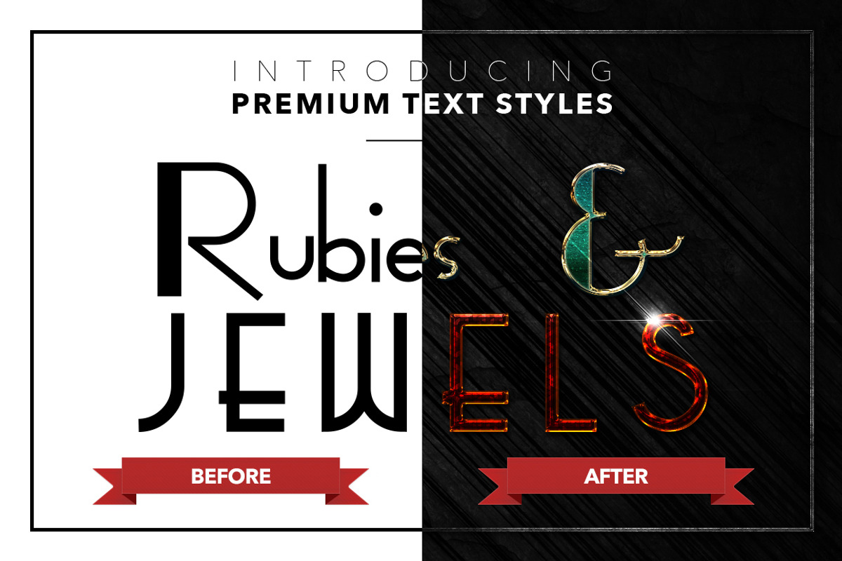 Rubies & Jewels #2 - 15 Text Styles, a Layer Style Add-On by Jonas Stensgaard (Photo 17 of 18)