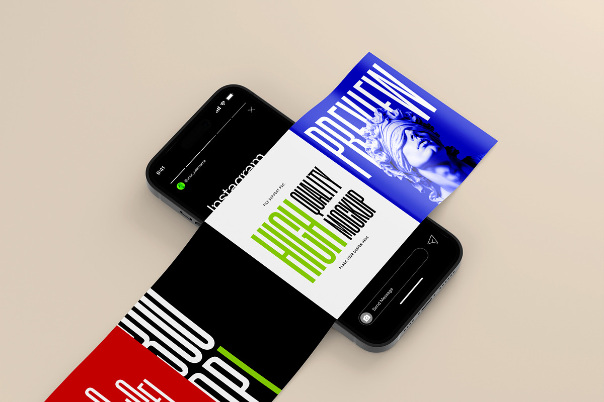 Phone Carousel Mockup, a Mockup by SLAB! Design (Photo 5 of 6)
