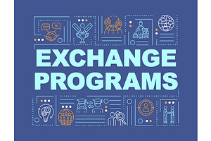 Exchange program concept banner, a Templates & Theme by IMG Visuals