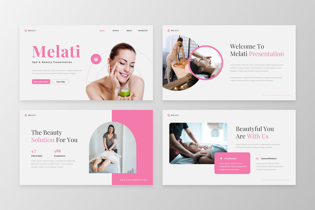 Melati - Spa & Beauty Google Slide, a Presentation Template by MtvtdArt (Photo 2 of 6)