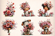 Mother's Day Clipart Bundle, an Illustration by Digital Artistic99 (Thumbnail 4 of 11)
