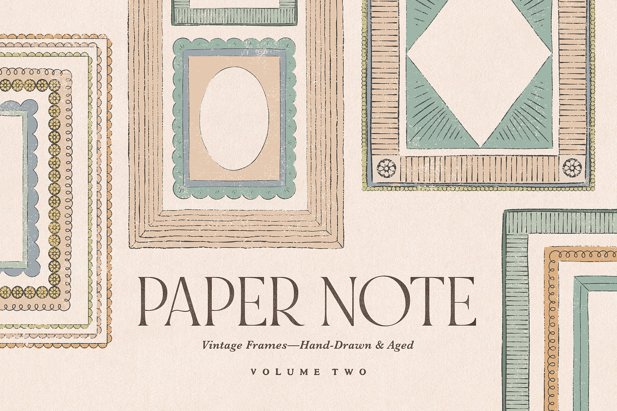 Paper Note—Vintage Frames, an Object Graphic by Basia Stryjecka (Photo 1 of 16)