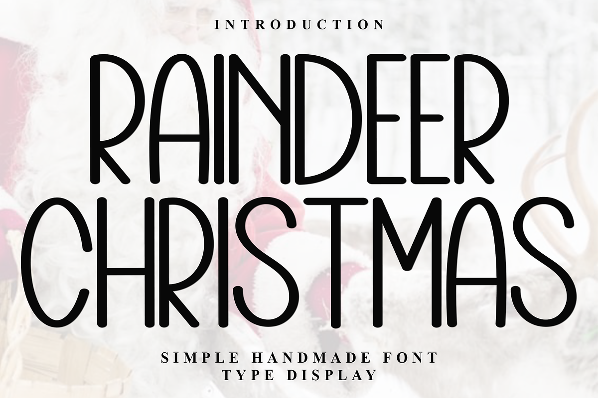 Raindeer Christmas, a Sans Serif Font by FreshTypeINK (Photo 1 of 8)