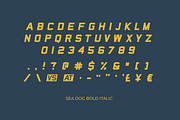 Sea Dog | Sports Display Font, a Font by Doug Houvener (Thumbnail 4 of 9)