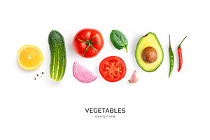 Vegetables containing abstract, abstract background, and appetizer