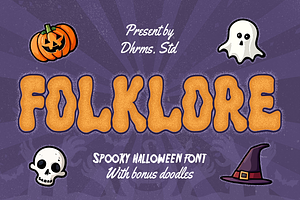 Folklore - Spooky Halloween Font