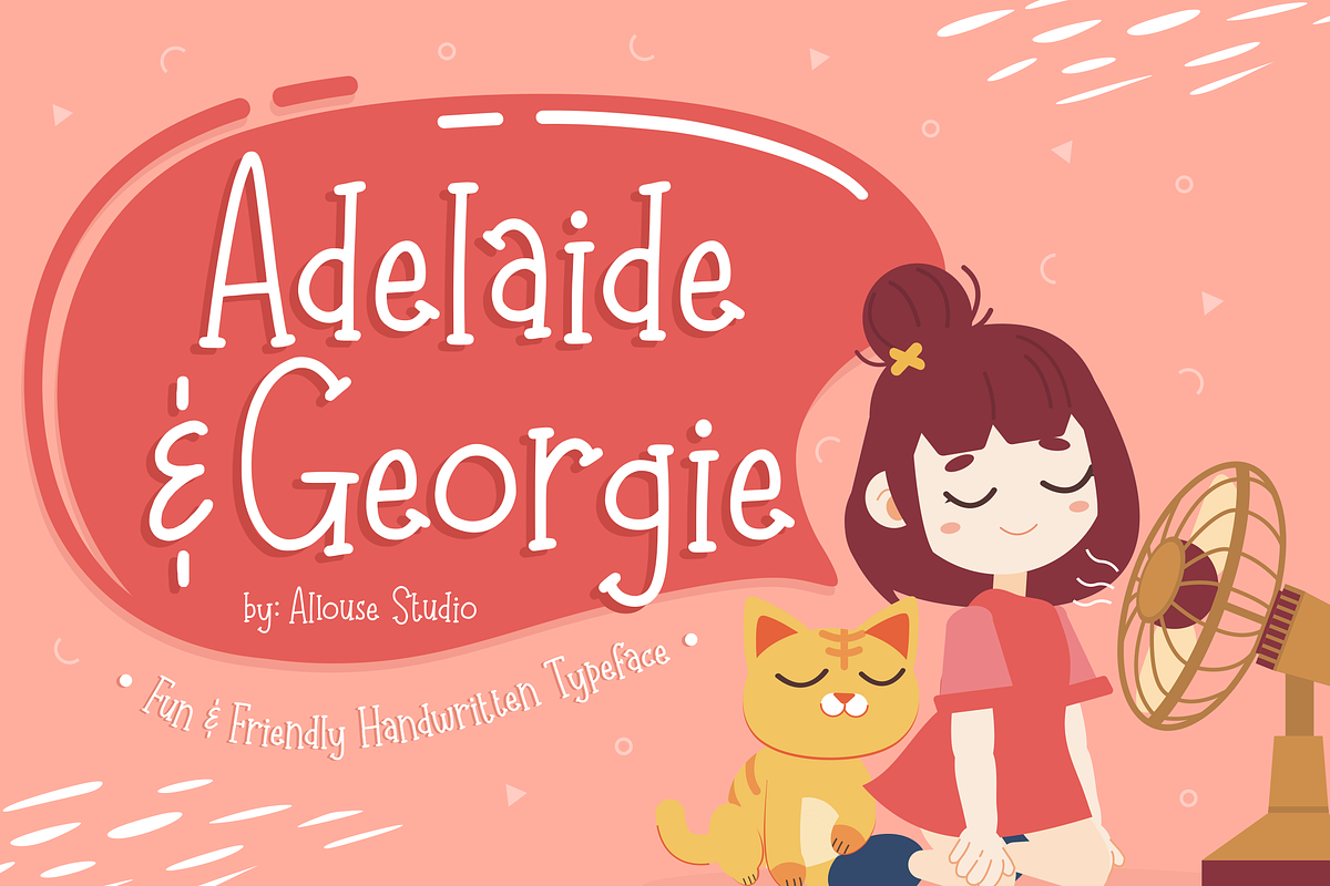 Adelaide & Georgie Font, a Script Font by Allouse Studio (Photo 1 of 12)