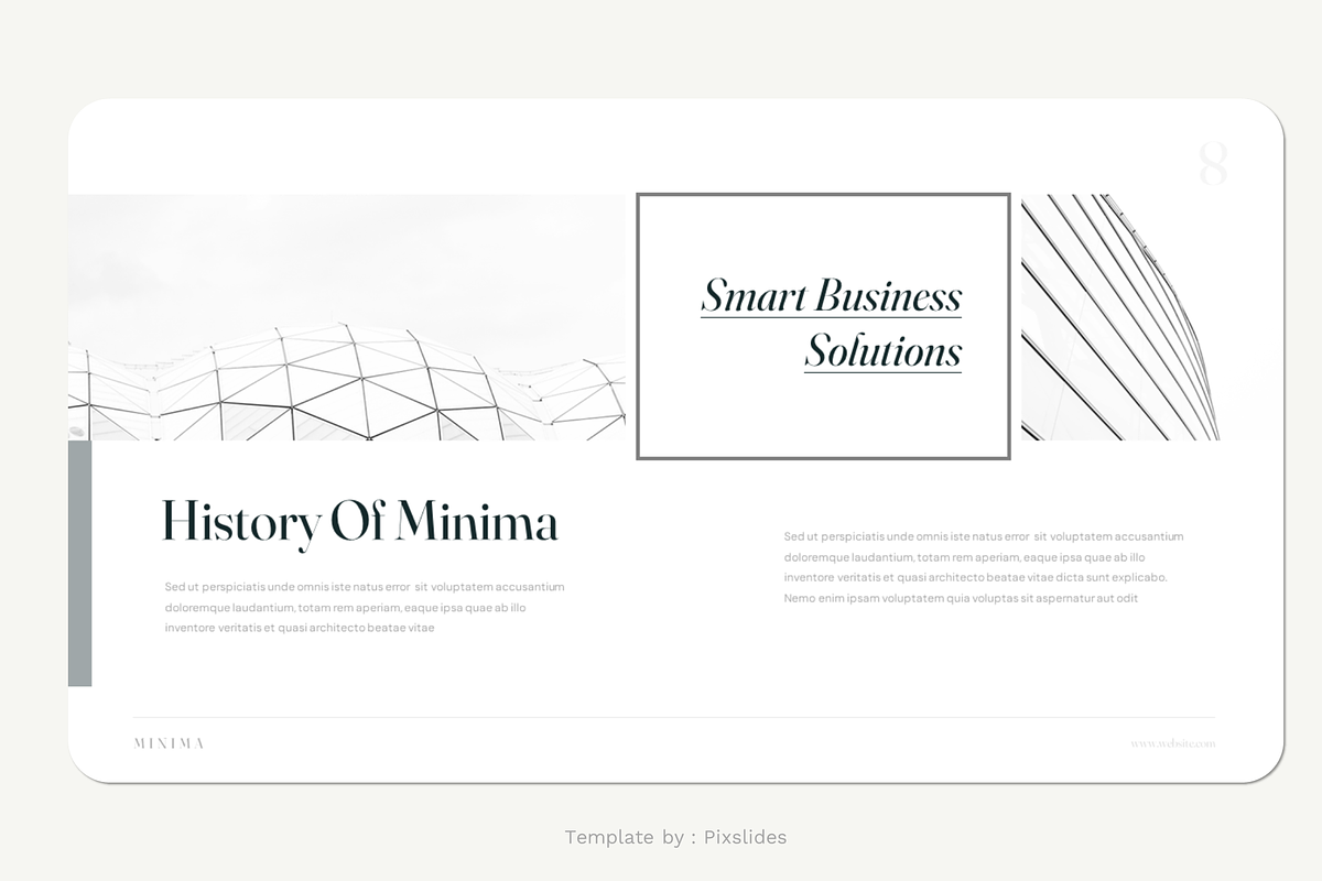 Minima - Minimal Keynote, a Presentation Template by Pixslides (Photo 5 of 6)